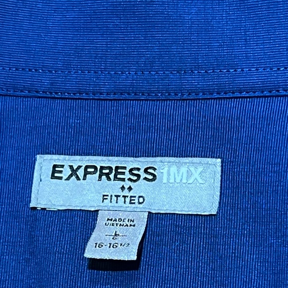 Express Fitted Dress Shirt Size Large - Picture 4 of 4